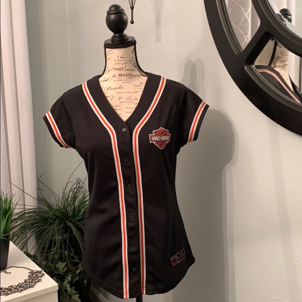 Harley Davidson baseball top